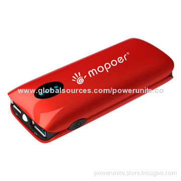 Dual USB Portable Power Station for iPhone, 5,200mAh Capacity